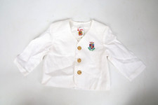 Vintage Winnie the Pooh white "linen" blazer jacket 18 month boy Made in USA
