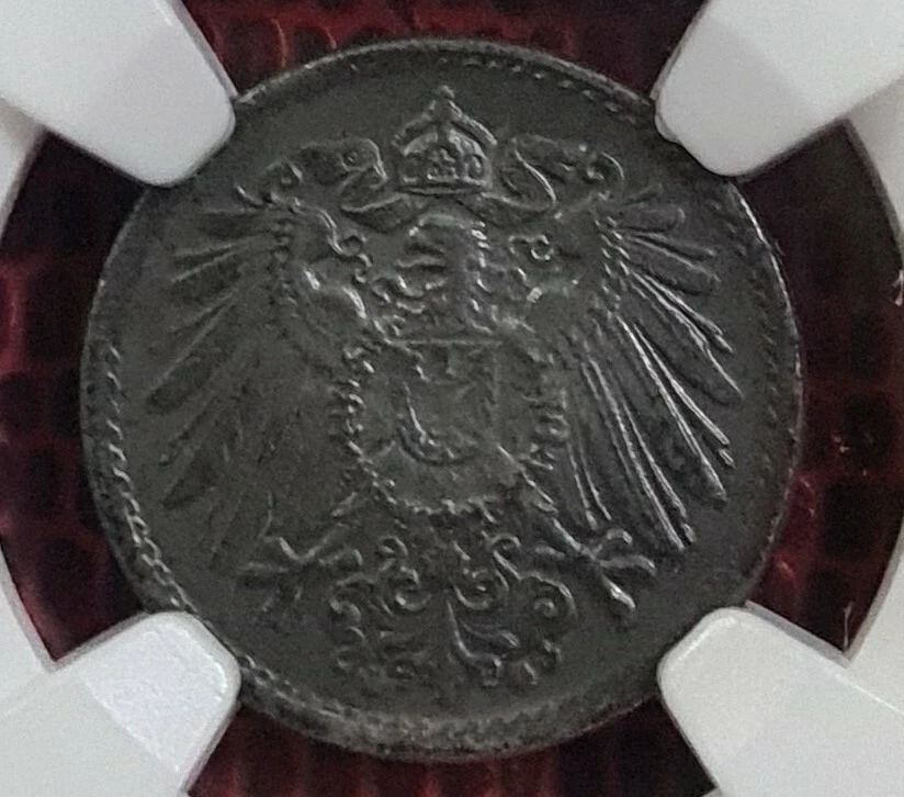 1919G GERMANY 5P IRON NGC MS63 UNC [KM#19] - Image 3 of 4