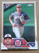 Jake Alu RC 2023 Topps Chrome Update Washington Nationals #USC65