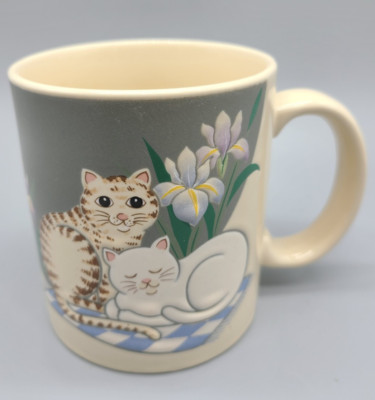 Giftcraft Floral Cat Mug