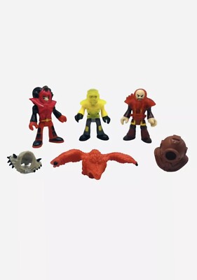 Imaginext Astronaut T-Rex Rider Kung Fu Fisher Price Toys Lot W Accessories Kids