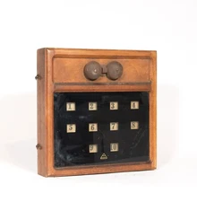 C. 1900 Edwards 1872 Semaphore Annunciator * Antique Fire Alarm Signaling System