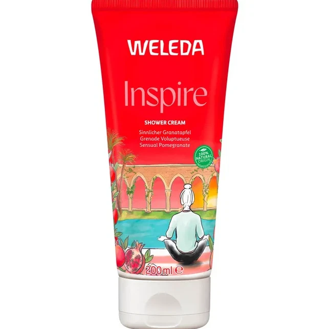WELEDA Inspire Duschcreme Granatapfel, 200 ml ,PZN 19447790