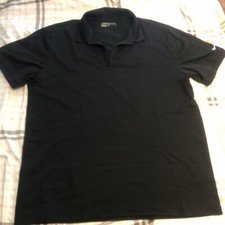 Nike Golf XL Dri Fit Polo Short Sleeve Shirt Men's Size XL Black New W/O Tags