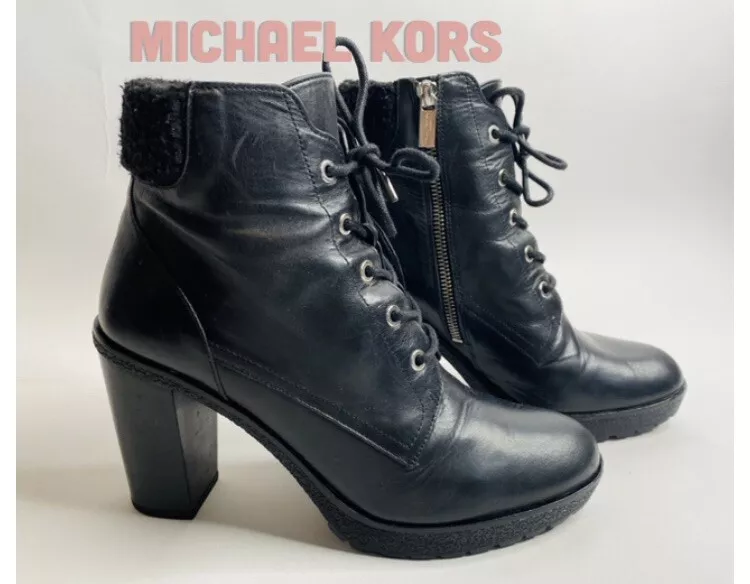 Michael kors kim clearance lace up bootie