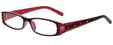 Calabria 836 Dazzles Crystals Reading Glasses w/Hard Case 40 Color Power Options
