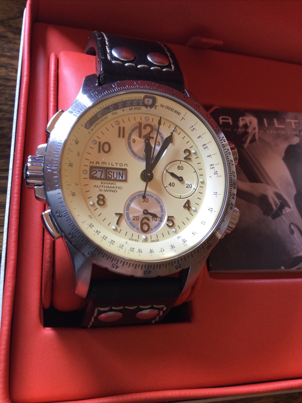 HAMILTON KHAKI CROSSWIND AUTOMATIC WRISTWATCH 44M… - image 2