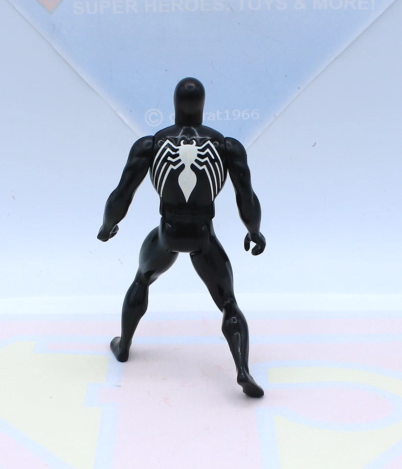 Figura de acción de colección Mattel Secret Wars traje negro Spider-Man ~ como nueva ~ tarjeta 1984 Foto 3 de 4