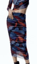 NWT PRINTED TULLE SKIRT M FINAL PRICE 44.99 