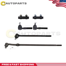 Front Outer Tie Rod Ends Center Link For 1980-1996 Ford Bronco F-100 F-150 F-250