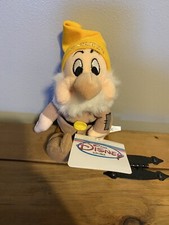 The Disney Store Snow White and the Seven Dwarfs Sneezy Mini Bean Bag-Beanie