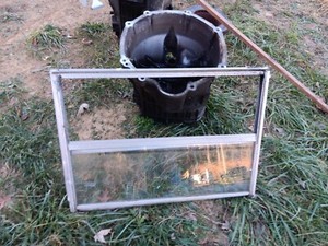 School Bus Window from  Blue Bird 33x24