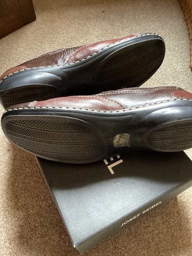 Josef Seibel slip on Ladies leather Shoes Size uk7 Brown/Tan in colour - Picture 4 of 5
