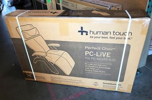 PC-420 PC-610 PC-LIVE HUMAN TOUCH PERFECT CHAIR PAD SET - Black Premium Leather