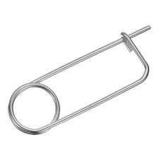 0.26x4.96 Inch Brooch Shape Cotter Safety Pins, Steel Quick Lock Fastener