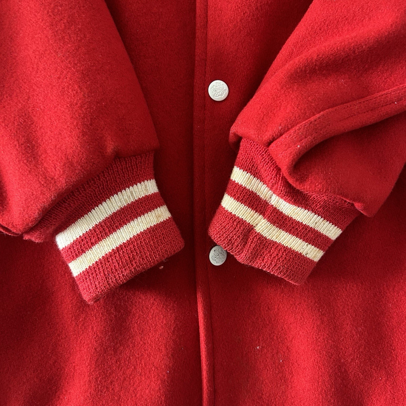 Maple Varsity Letterman Jacket Medium Vintage 196… - image 5