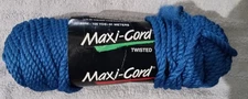 Maxi-Cord Twisted Yarn Royal Blue-B04- 6MM-100 YDS