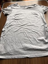 Ladies grey maternity t shirt size M see measurements