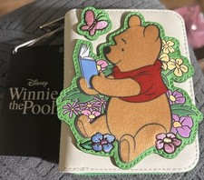 LOUNGEFLY DISNEY POOH HONEY READING FLORAL SMALL WALLET WITH TAGS BRAND NEW