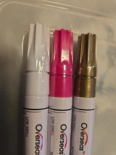 Overseas Paint Marker 3  Multi Colored Oil Based  Pen Permanent PMA-520