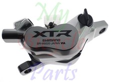 Shimano XTR BR-M9220 4-Piston Disc Brake Caliper w/ Fin Brake Pads READ