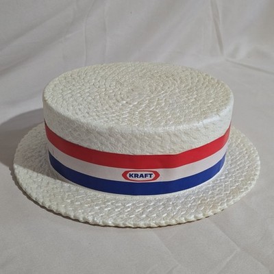 Vintage Kraft Cheese Styrofoam Promotional Hat Grocery Store Advertising