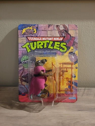 VTG NEW UNPUNCHED Splinter 10-Back Figure Teenage Mutant Ninja Turtles TMNT 88