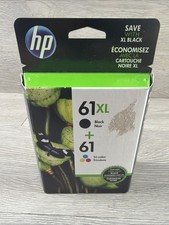 HP 61XL  61 Ink Cartridge 2-Pack CZ138FN Black  Tri-Color Combo NEW Exp 2020
