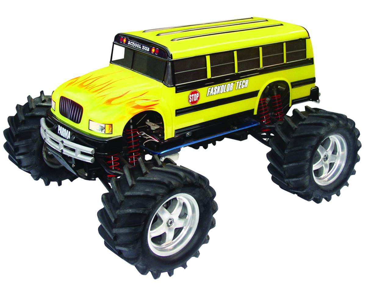 1/10 Parma PSE sKOOL Bus Clear Monster Truck Body 0.40in PAR10107