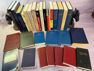 Lot of 30 Twelve STEP BOOKS,Alcoholics Anonymous,AA,Big Book,12 Traditions,1 Day