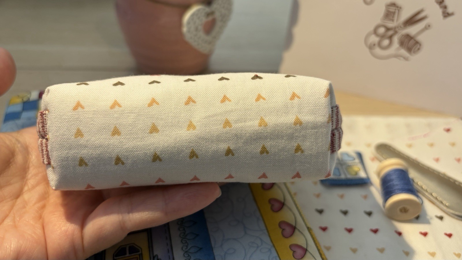 Handmade Patchwork Seashell Coin Purse - image 3