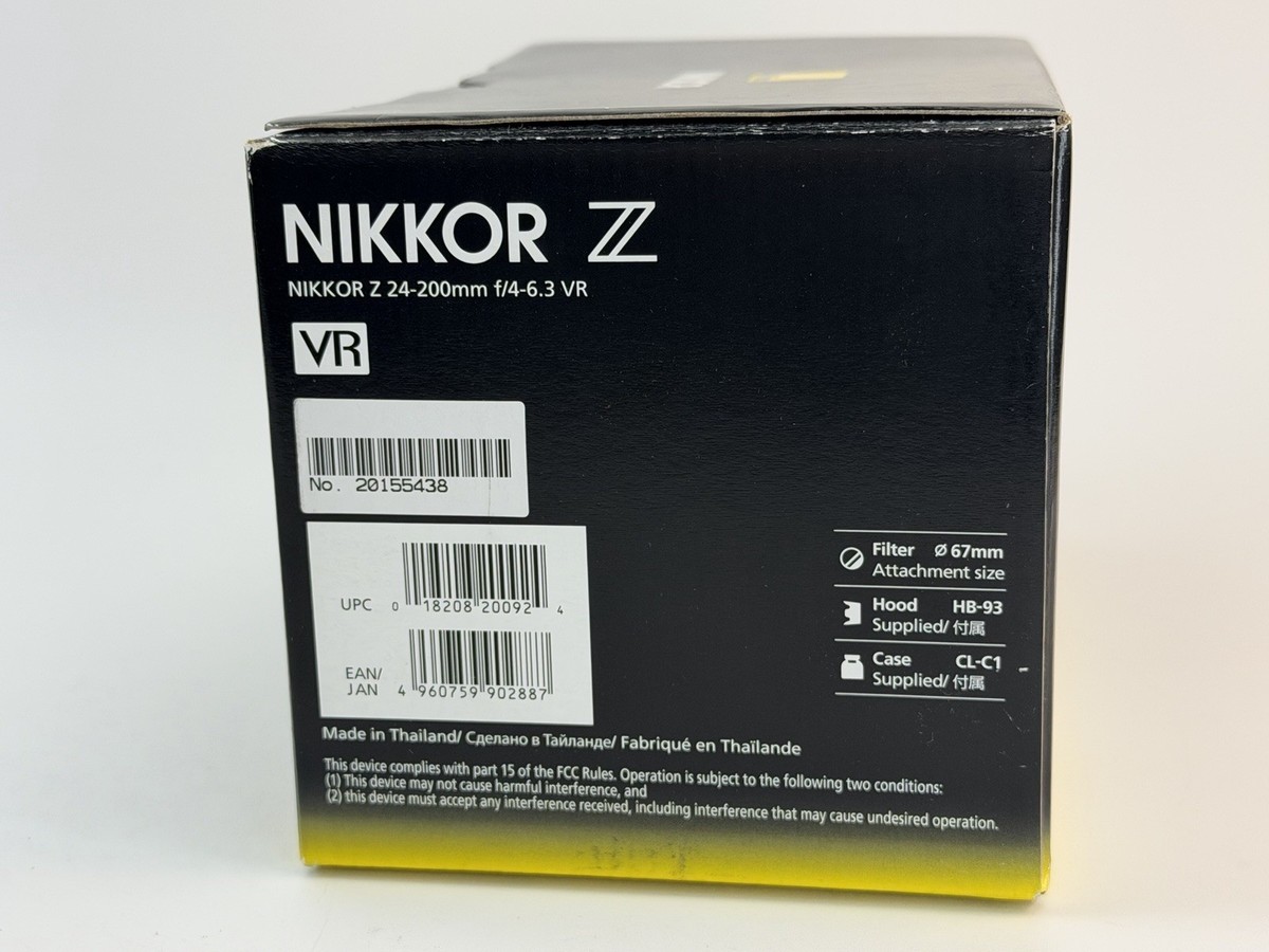 NIKKOR Z 24-200 f4-6.3 VR ハクバ　ポーチ　セット Amazon.com : Lens Hood for Nikon Nikkor Z 24-200mm F4-6.3 VR