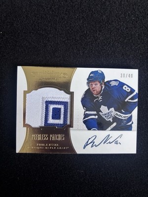 2012-13 Panini Dominion Phil Kessel Peerless Patches AUTO PATCH /40 Leafs Rare