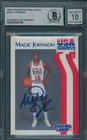 1992 Kenner Starting Lineup Magic Johnson Beckett Authentic Signed Auto 10 *8759