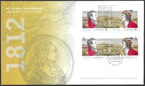 🍁Canada   #2555a    "War of 1812"  Brand New 2012  First Day Cover