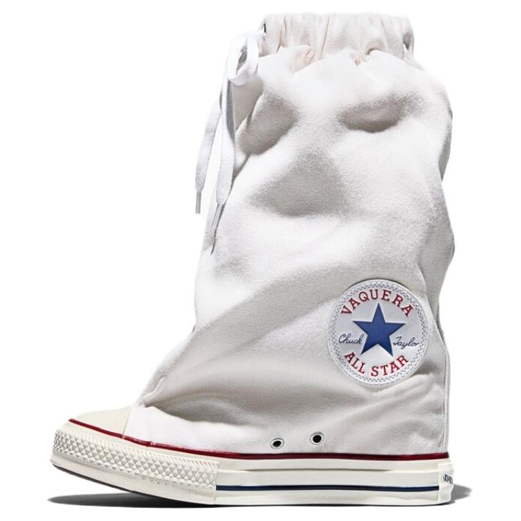 Vaquera x Converse Chuck Taylor All Star XHi Slouch Wedge White W