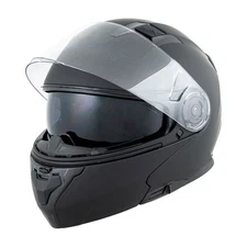 Zamp H77603FL, FL-4 Helmet, Large, Matte Black, ECE22.05/DOT Approved