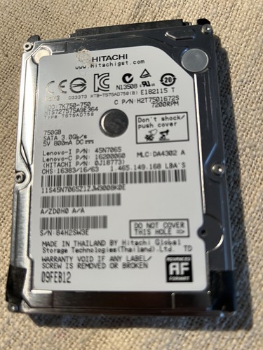 Hitachi 2,5 Zoll 750GB SATA 3.0 GB/s