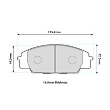 Ferodo DS3000 Competition Front Brake Pad Set For Honda Civic Inc Type R / S2000