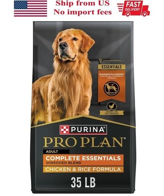 Purina Pro Plan Complete Essentials Chicken and Rice Dog Dry Food - 35 lb Bag