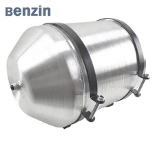 Vertical Gas Tank Fuel Tank 10x14 4 Gallons 1/4 NPT Aluminum Spun For Dune Buggy