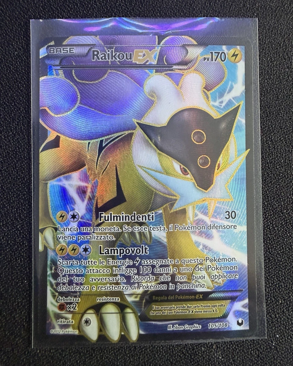 Raikou ex Pokémon TCG Cards for sale | eBay