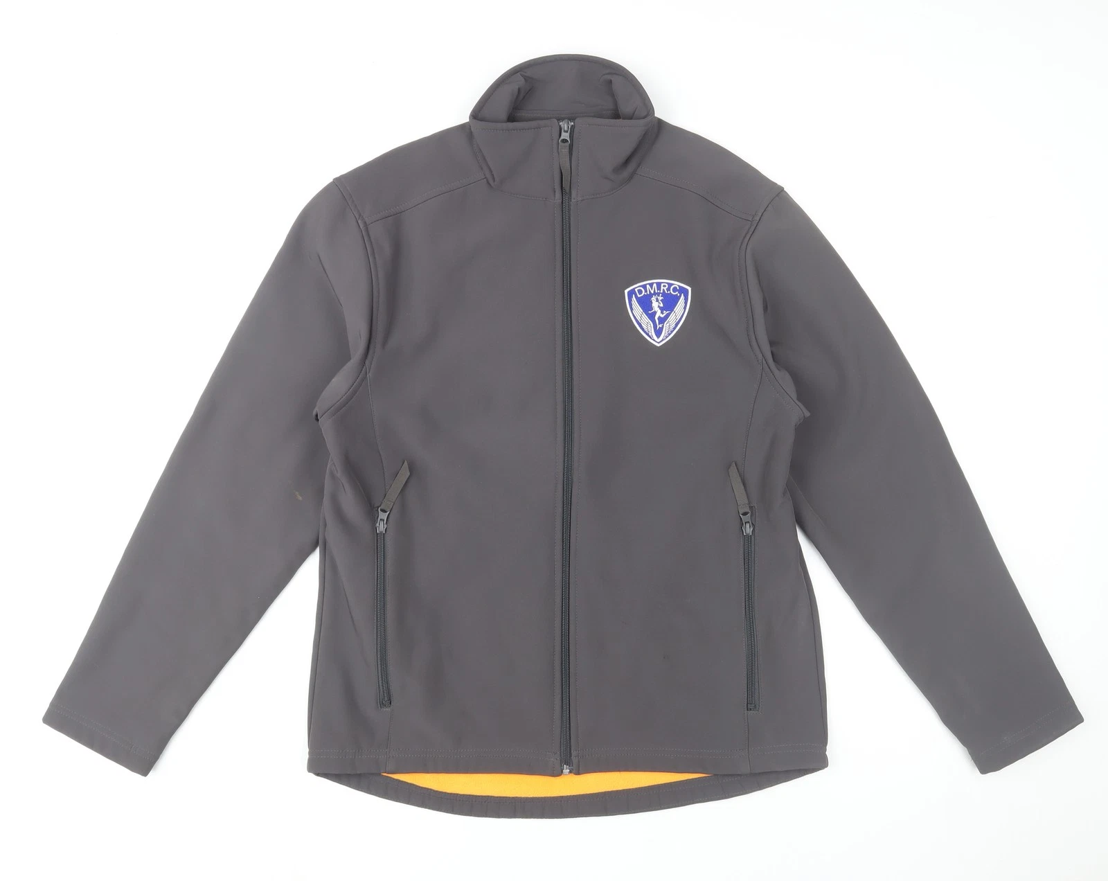 B&C Collection Unisex Grey Softshell Jacket M Wind-Resistant Casual Outerwear