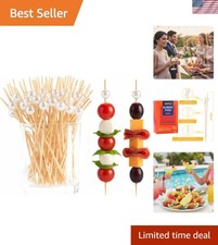 200 Pcs Cocktail Picks, 4.7 Inch Toothpicks for Appetizers Long Cocktail Appe...