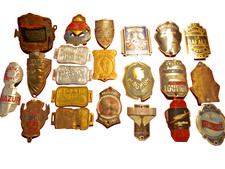 21 plaques de fabricants de vélo  et d'identification