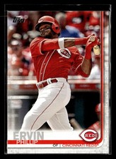 2019 Topps #558 Phillip Ervin Advanced Stat #/150 Card Cincinnati Reds