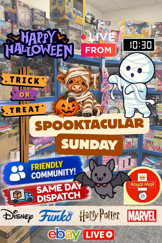 Spooktacular Sunday 🎉 Big Toy Sale | £2 Starts + Flash Sales