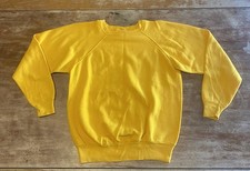 Vintage yellow sweatshirt made in USA
