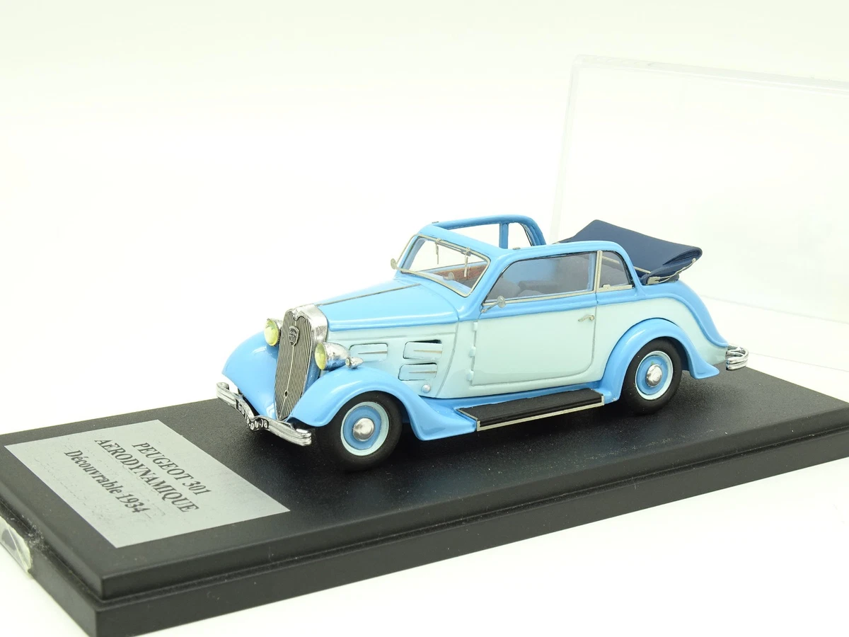 Kit à Monter Starter – Peugeot 301 Découvrable 1934 – Échelle 1/43 – Résine – Occasion