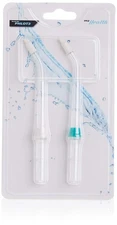 Pyle Unisex Adults Clear Flosser Tips Nozzle Attachments Tooth Polishing (Pair)